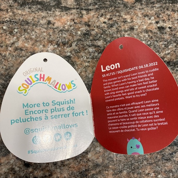 Squishmallows Leon Monster 5” - Picture 5 of 5